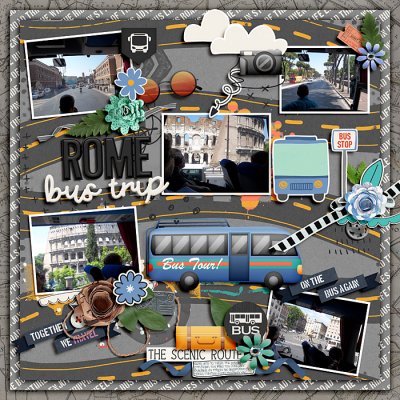 Rome bus trip