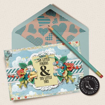 Ten Little Fingers & Ten Little Toes Card