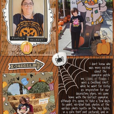 October album - pumpkin patch