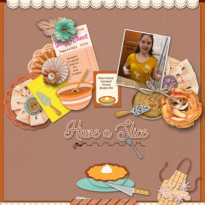 Ooey Gooey Caramel Cream Brulee Pie