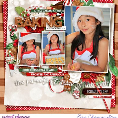 baking santa's treat