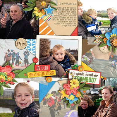 De intocht (the arrival of Sinterklaas)