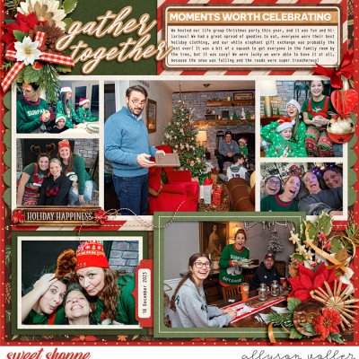 LG Christmas party left