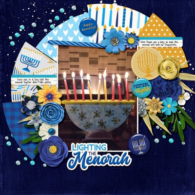 family tradition - sea turtle menorah