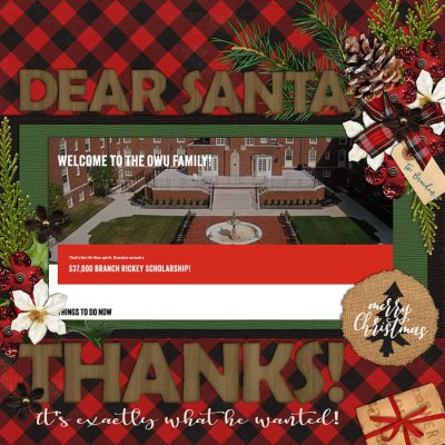 Dear Santa- Thanks!