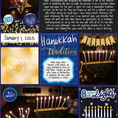 December album - last night of Hanukkah
