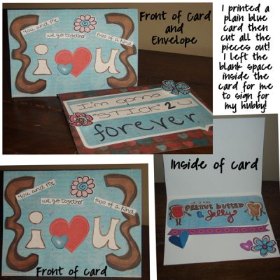 Hubby's Valentine Card (Feb 7 - Random Challenge)
