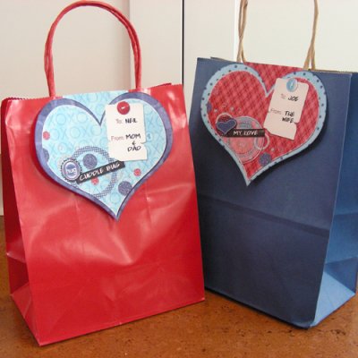 Valentine's Day decorated bags 2