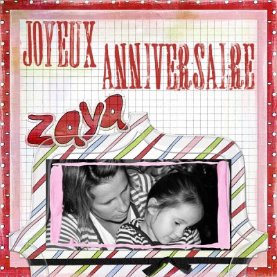 B'day card for Zaya