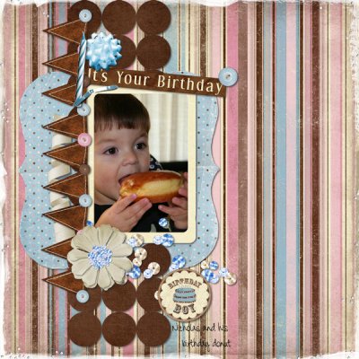 Birthday Donut