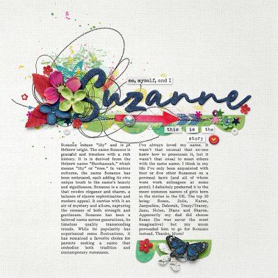 Suzanne (about my name)