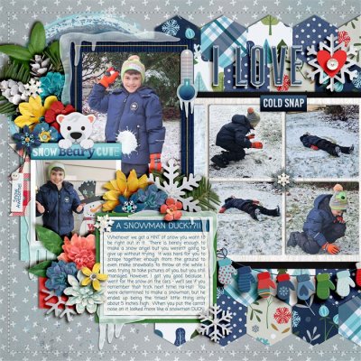 I Love Snow (left side)