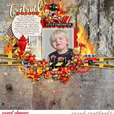 Firetruck cadeau