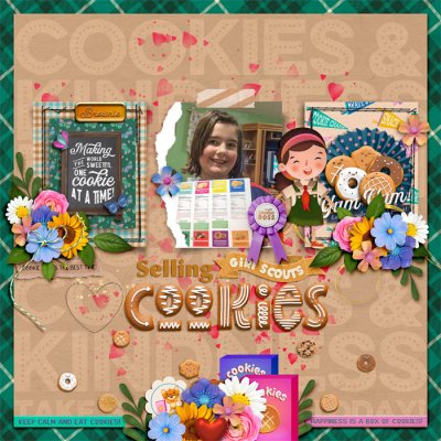 Selling Girl Scout Cookies