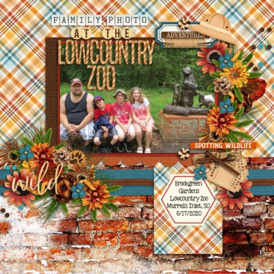 Family Photo at the Lowcountry Zoo