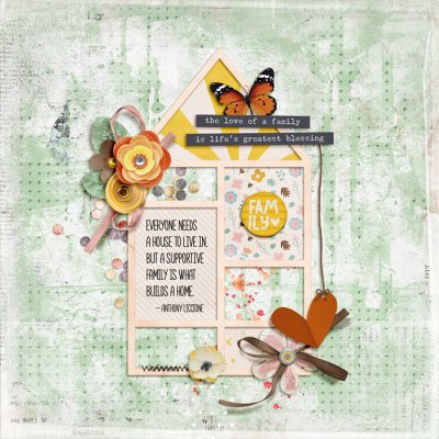 PGAD: February 20th - Family scrapping challenge