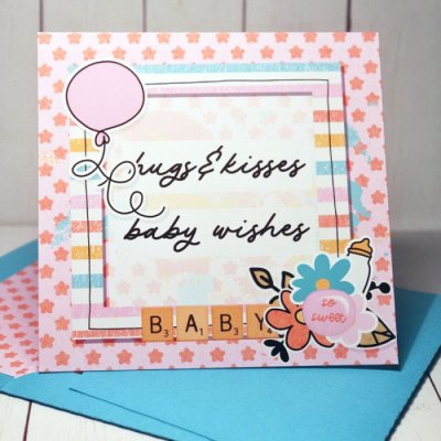 My Little Pumpkin card with matching envie