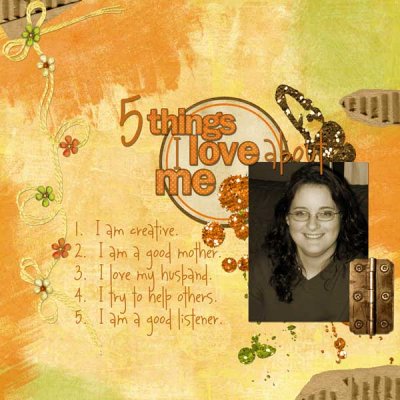 5 things I love about me