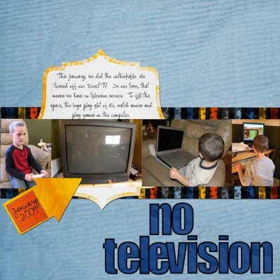no television