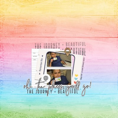Scrapper's Portfolio (1pt) Find a Rainbow Day