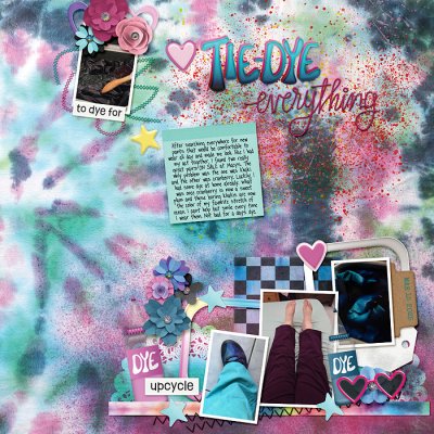 tie-dyed pants