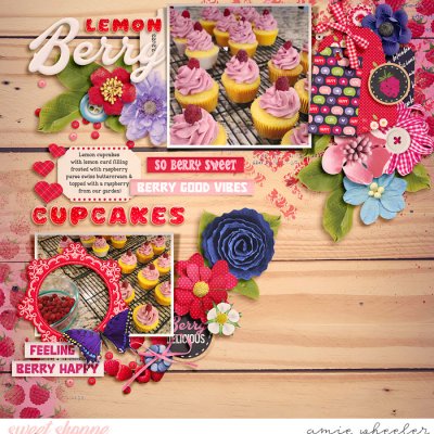 Lemon Berry Cupcakes
