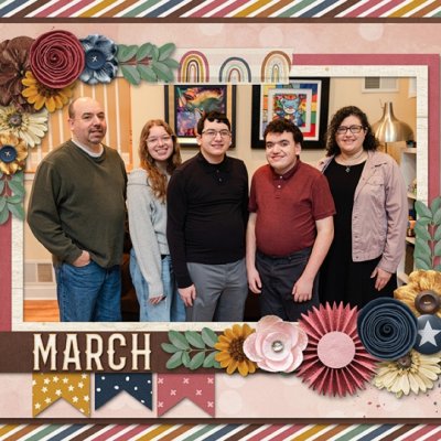 Calendar, March 2025