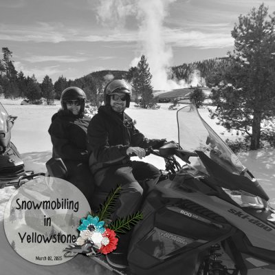 Snowmobiling in Yellowstone 2025