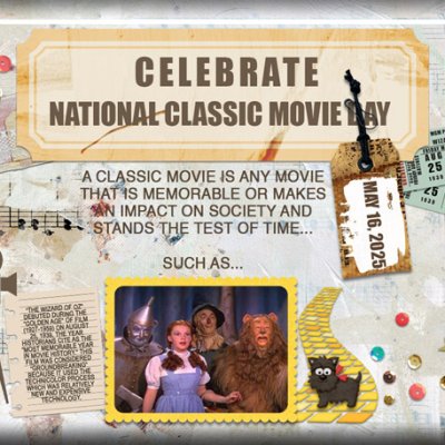 ATC 2025-048 Celebrate National Classic Movie Day