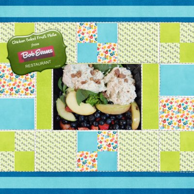 Chicken Salad Fruit Plate