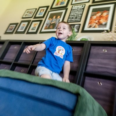 Low Angle: Cole and the Ball