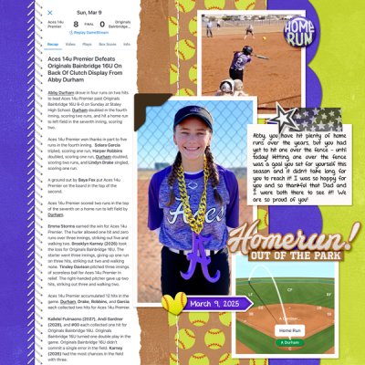 First Hit Over Fence Homerun 2025