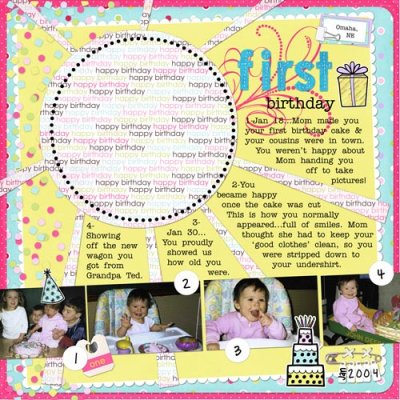 First Birthday