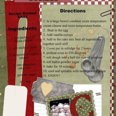 Gooey chocolate butter cookie recipe