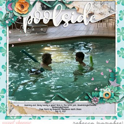 poolside with Grammy