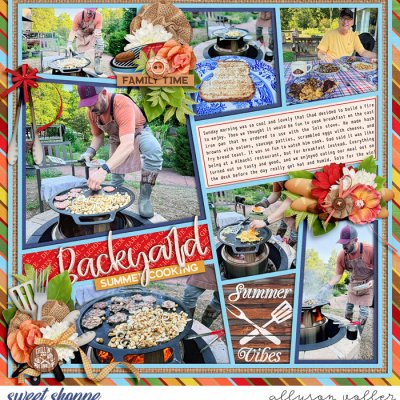 Backyard cookout