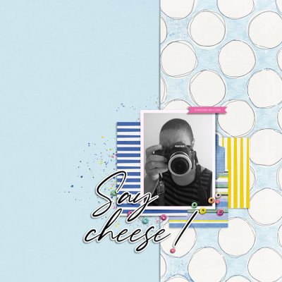 Designed by Soco - Cards & Words No.7 Templates - Say Cheese