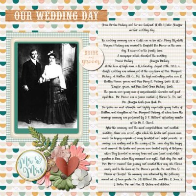 1903 08 26 Mohney, Grace  Wedding