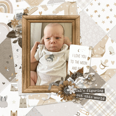 Cal-Baby-Blanket-Squares-Picture-Frame-Slant