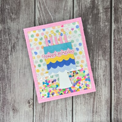 Shaker Birthday Card 3