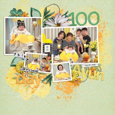 100 days photo shoot