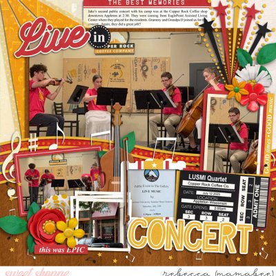 J live in concert