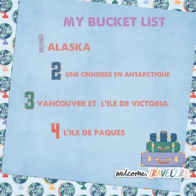 week 4 Bucket List Katell