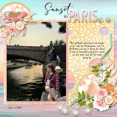Sunset in Paris
