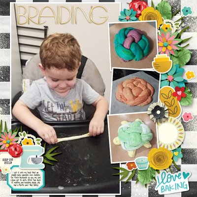 braiding bread