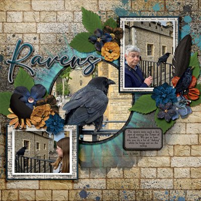 Ravens at the Tower of London