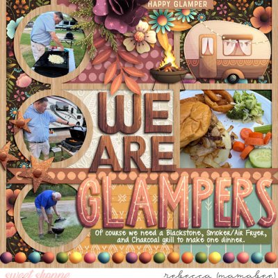 we are glampers... of course we
