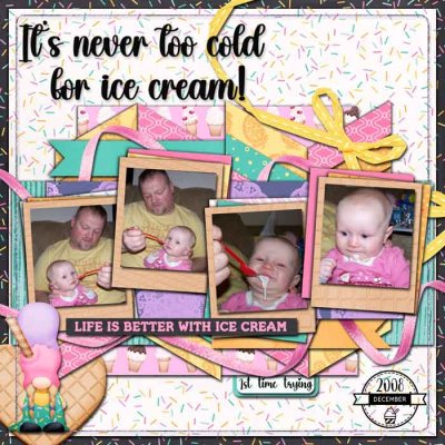 Jensen Tries Ice Cream - 1st Time
