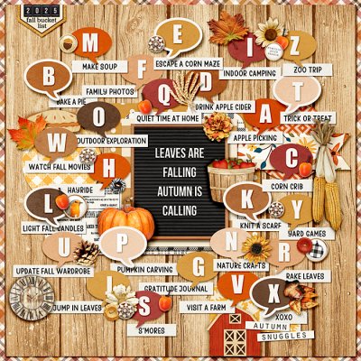 2025 Fall Bucket List