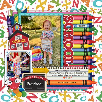 Molly's First Day of Preschool